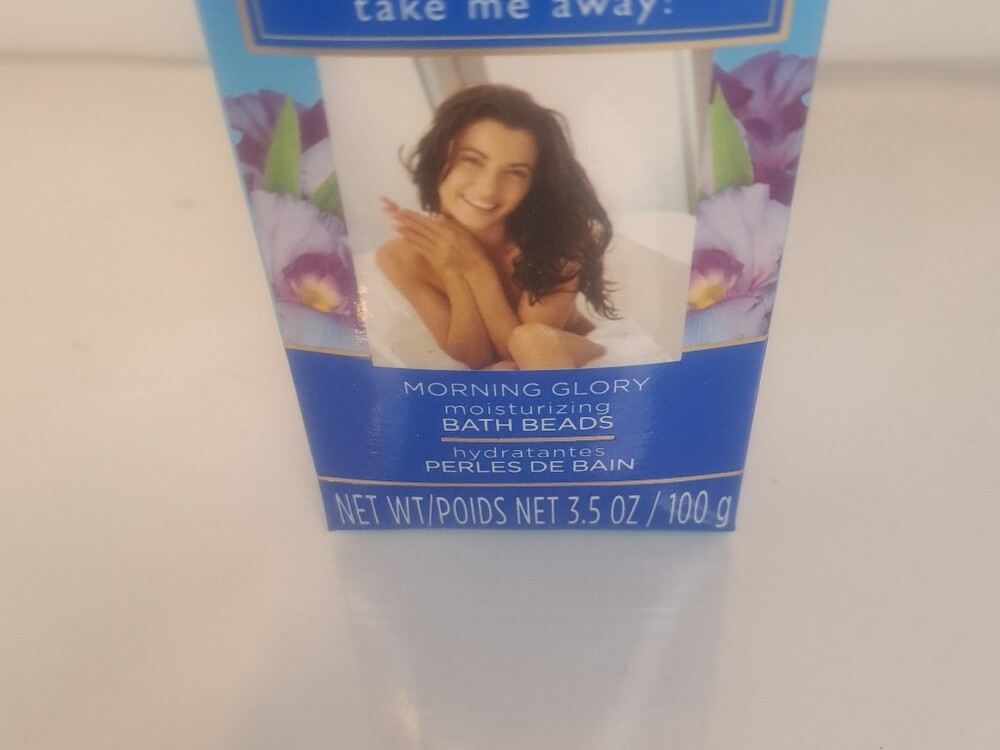 VINTAGE Calgon Take Me Away! MORNING GLORY Moisturizing Bath Beads 3.5oz -SEALED